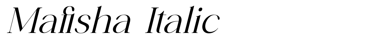 Mafisha Italic